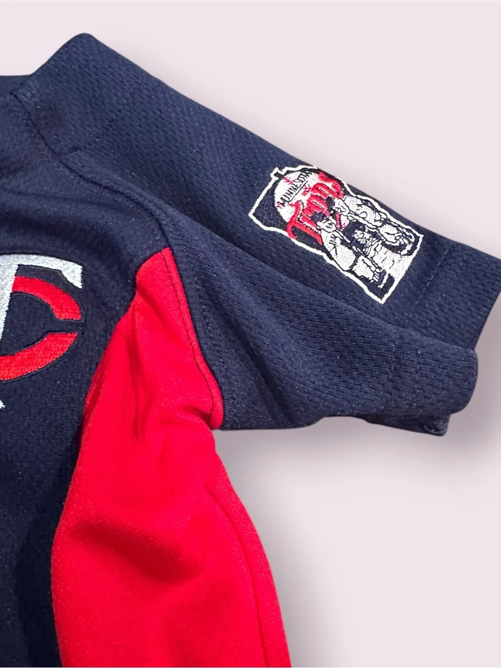 Nike MLB Minnesota Twins Baseball Button Romper - Navy & Red Size 18 Months